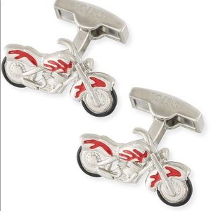 LIMITED EDITION Bugatchi MOTORCYCLE Cufflinks LIKE NEW rare SOLDOUT!